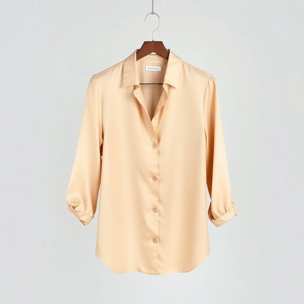 Блузка 'Атласная нежность'